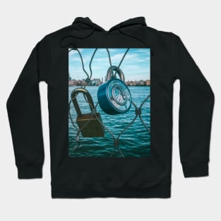 Love Padlocks Manhattan Skyline NYC Hoodie